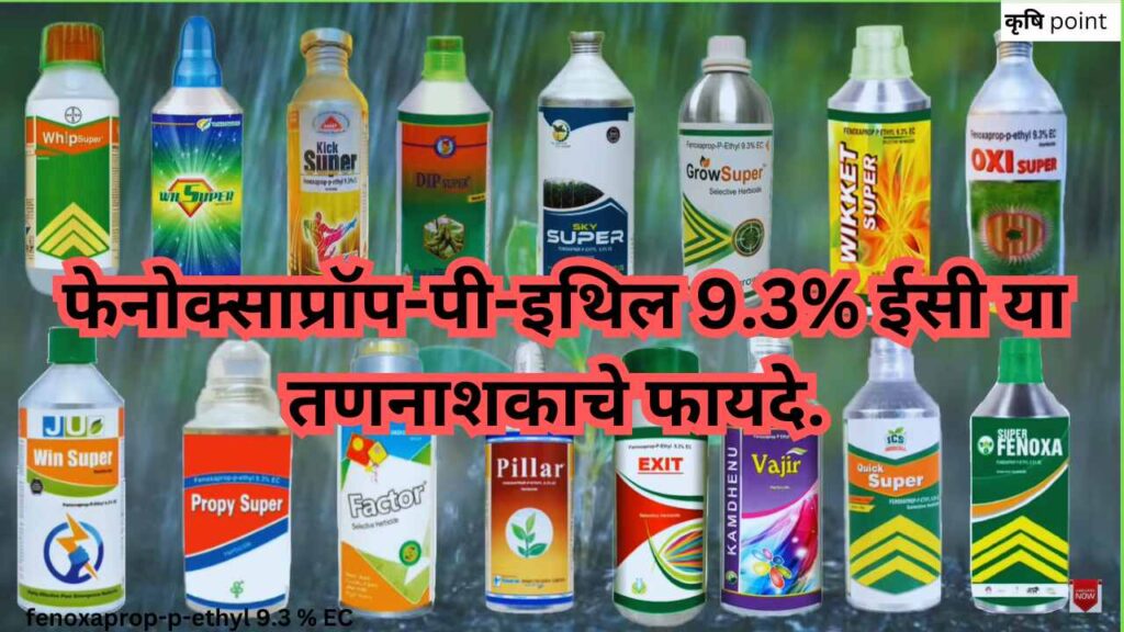 fenoxaprop-p-ethyl 9.3 % EC फेनोक्साप्रॉप-पी-इथिल 9.3% ईसी या तणनाशकाचे फायदे कोणते.